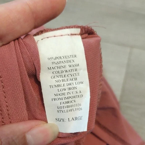 First Love Pink Ruffled Off-Shoulder Blouse - Picture 9 of 13